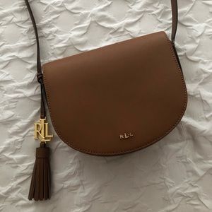 LaurenRalphLauren Brown Saddlebag GREAT CONDITION!